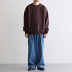 COMFORT SWEAT #DARK BROWN [A26C13CS04C]
