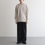 SILK POLO SKIPPER #IVORY [BN-25SM-037]