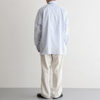 ITALIAN OPEN COLLAR SHIRT #ICE [A26A23SH03C]