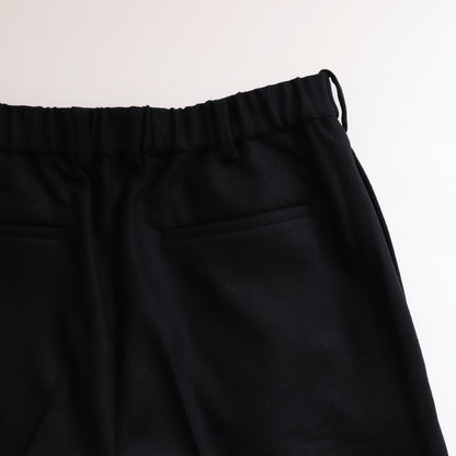 DOUBLE PLEATED TROUSERS #BLACK [A24C17PT02C]