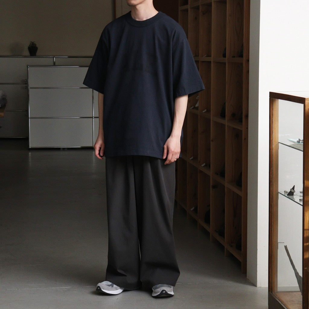 ALE-Y 88/12 Print Tee WIDE #NightBlack×Black-PT [bROOTS25S36S26A]