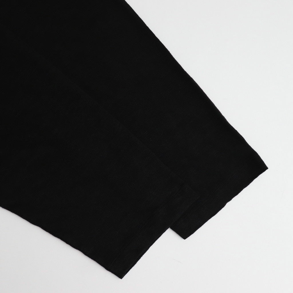 NORMANDY LINEN BASQUE SHIRT #BLACK [BN-25SM-065]