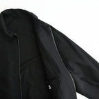 Washed Wool Silk Sports Jacket #Black [BHS26F020]