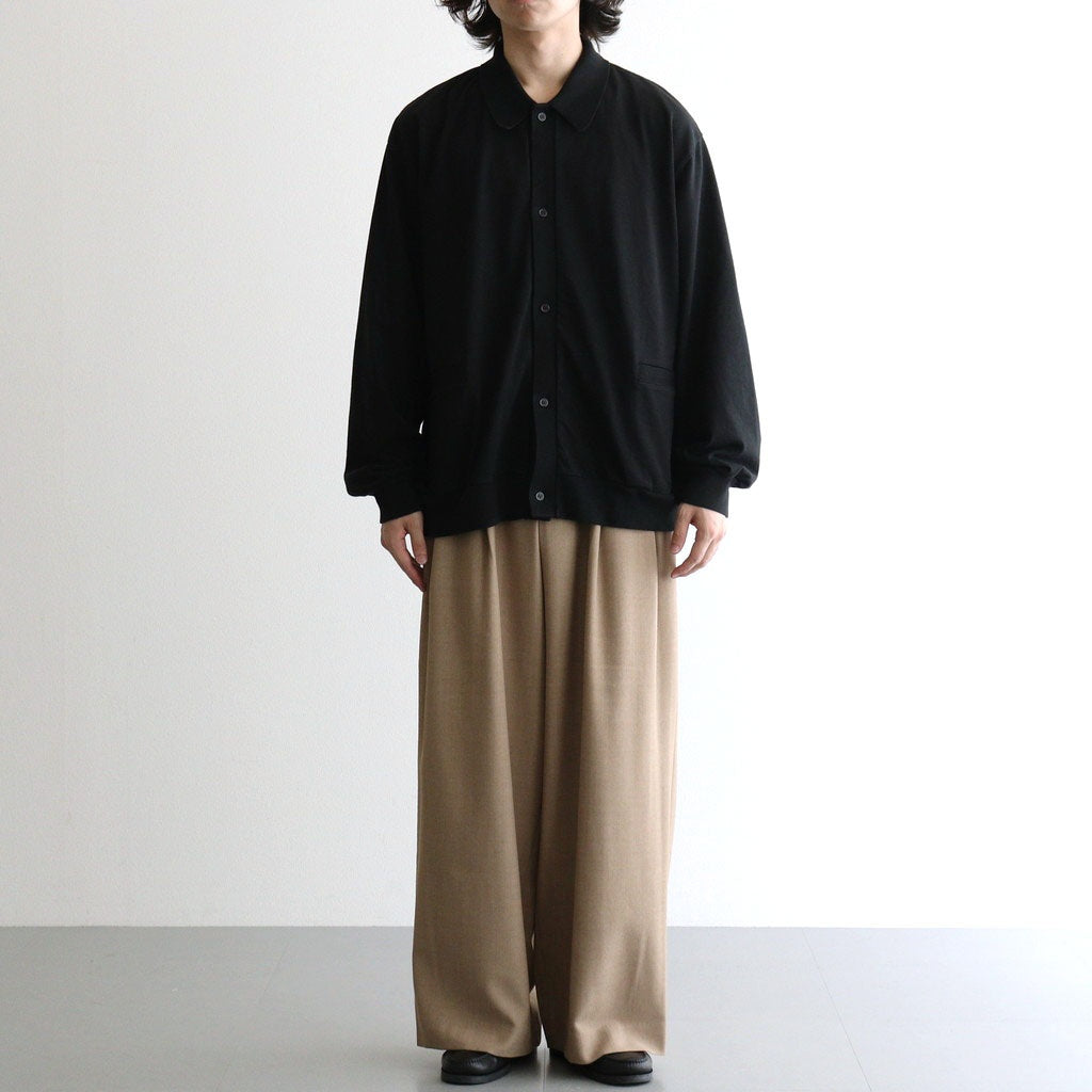 DOUBLE PLEATED BUGGY TROUSERS #BEIGE [M26C06PT01C]