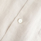 COMFORT FIT OPEN COLLAR SHIRT #TAUPE [A26A22SH02C]