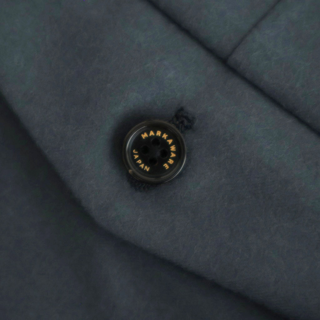 DOUBLE PLEATED WIDE TROUSERS #FOREST GRAY [A25C15PT02C]