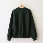 Thin-Sweat Crew-Neck P/O #DarkGreen [bROOTS25S22]