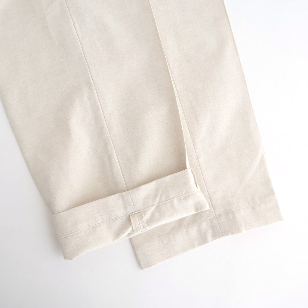 FRONT TUCK ARMY TROUSER #NATURAL [252OJ-PT07]