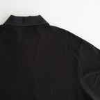 TWO BUTTON POLO L/S TEE #INK BLACK [M25A15CS01C]