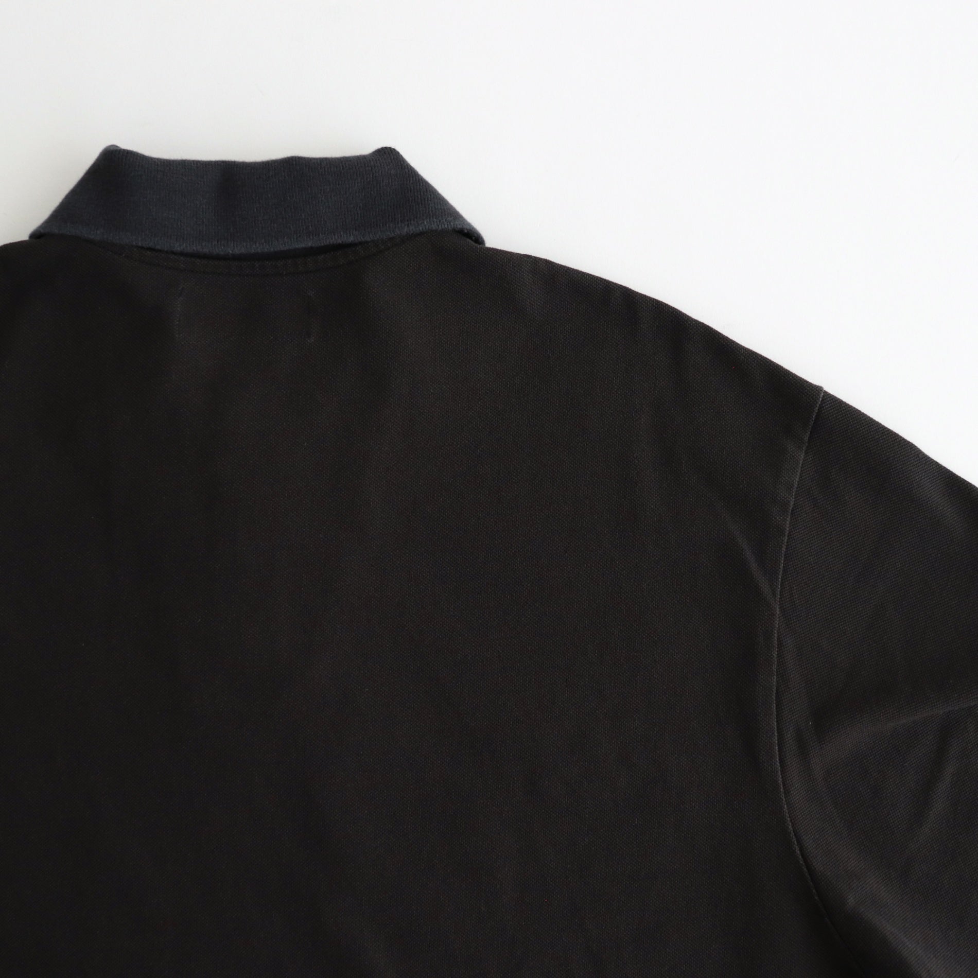 TWO BUTTON POLO L/S TEE #INK BLACK [M25A15CS01C]