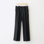 WIDE STRAIGHT TROUSERS #BLACK [A25C04PT03C]