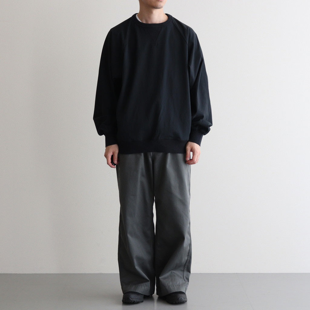 Chino Wide Straight Field Pants #Asphalt Gray [N25SC093]
