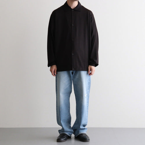 SHIRT CARDIGAN #DARK BROWN [M26C15CS01C]