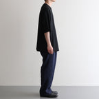 CREW NECK TEE #BLACK [M25B02CS01B]