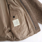 ROUND-COLLAR MOTORING JACKET #WHEAT [252OJ-JK04]