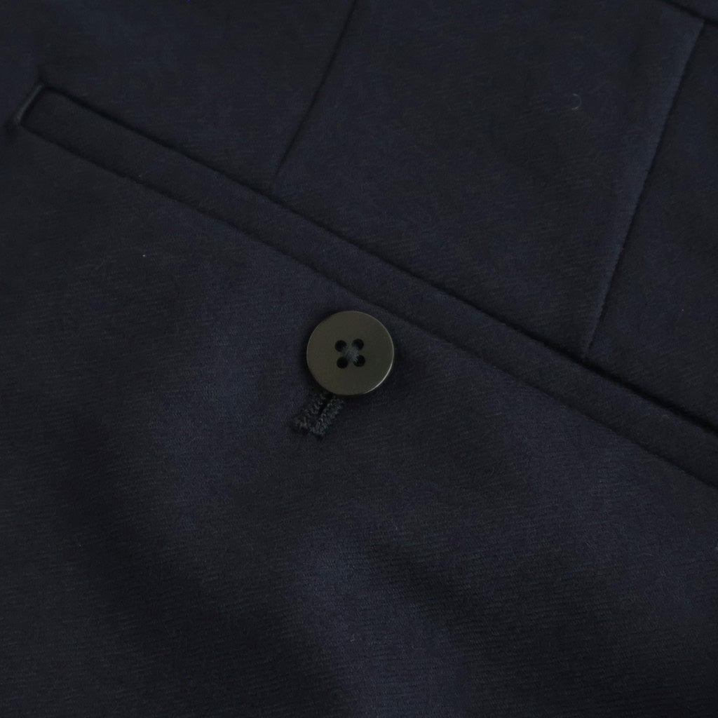 Wool Flannel Tuckless Waide Trousers #Navy [NEP-AW2504M]