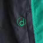PANEL COLOR TRACK PANTS #BLACK/GRN [DNS26P02]