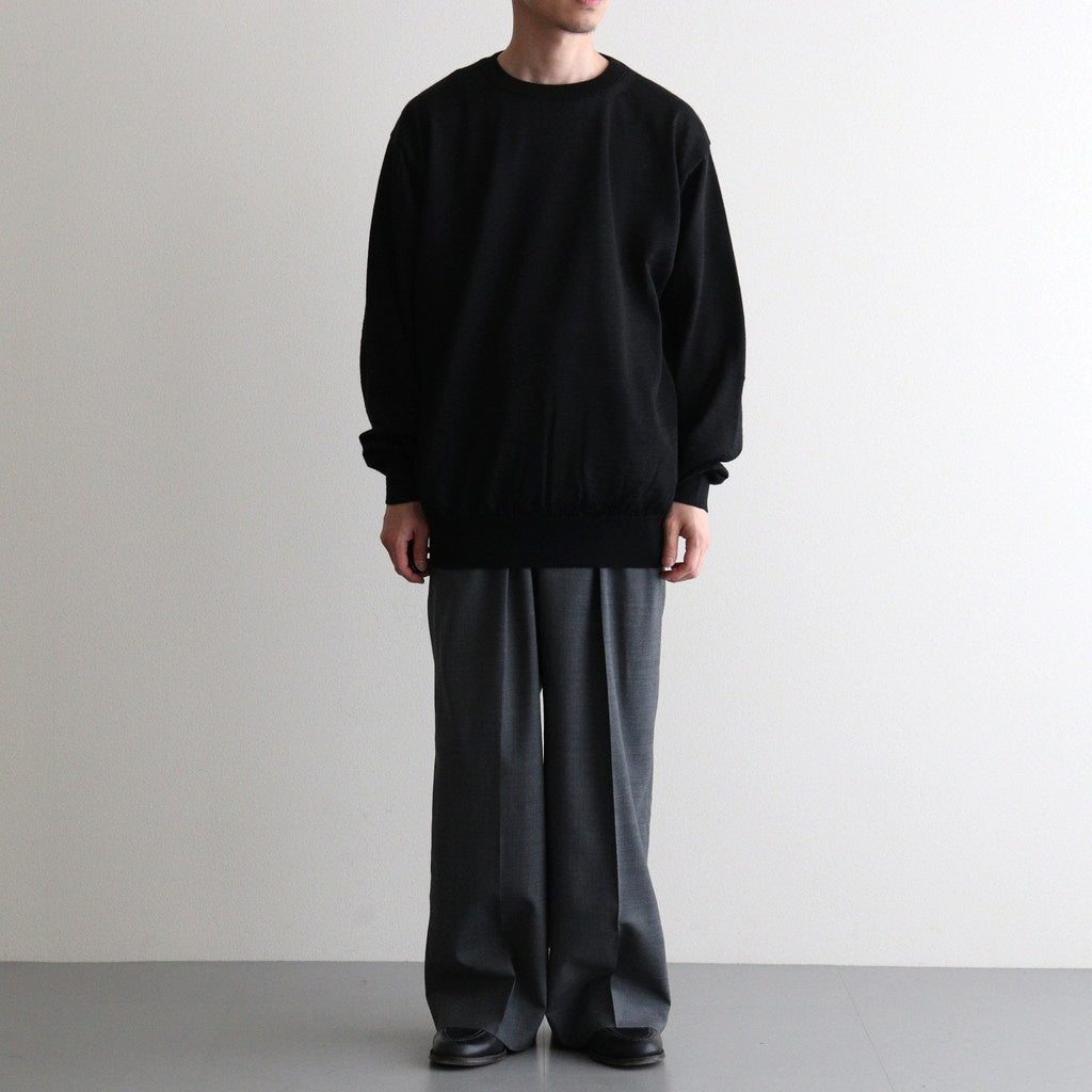 CHOMA CREW NECK #BLACK [BN-26SM-058]