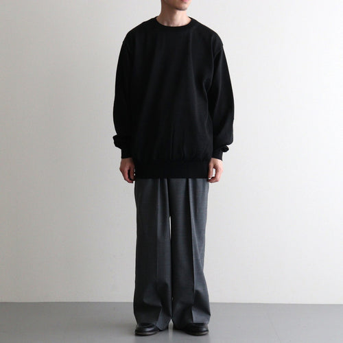 CHOMA CREW NECK #BLACK [BN-26SM-058]
