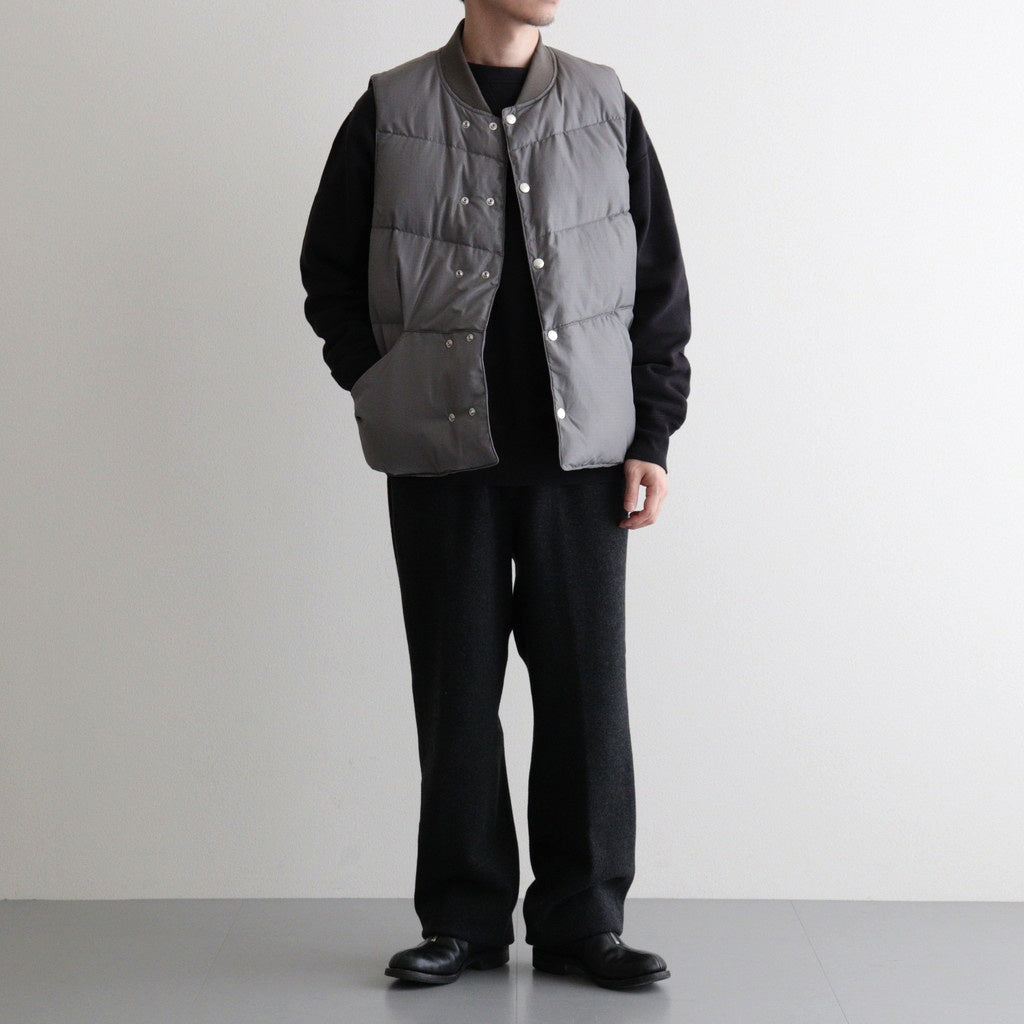 MOUNTAINEER DOWN VEST #D.GRAY [PMAU-VT01]