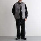 MOUNTAINEER DOWN VEST #D.GRAY [PMAU-VT01]