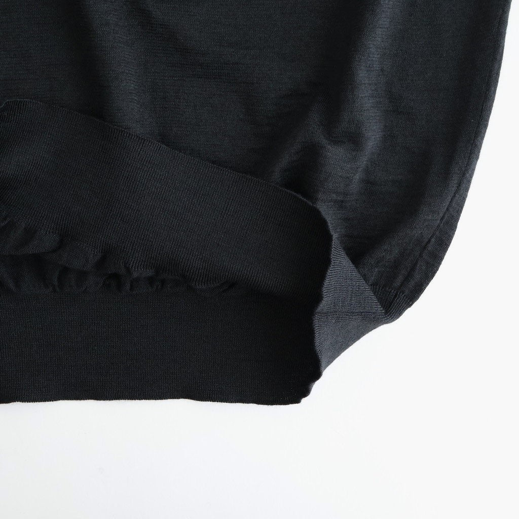 CHOMA CREW NECK #BLACK [BN-26SM-058]