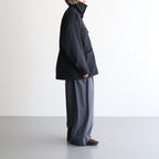 HIGH COUNT DOUBLE TWILL POLYESTER BZ #010 BLACK [16852 25022]