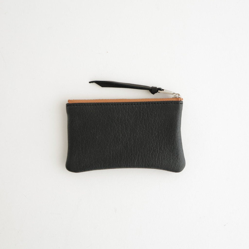 qualquer coisa pouch mini - doeskin #black×camel