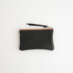 qualquer coisa pouch mini - doeskin #black×camel