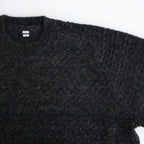 Baby Alpaca Knit P/O #MelangeDarkBrown [BHS25F013]