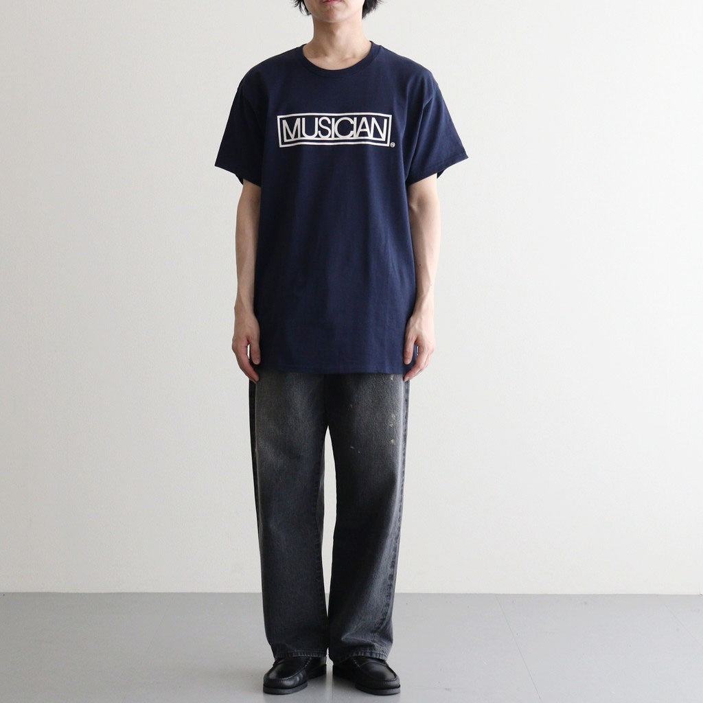 MUSICIAN SHORT SLEEVE T-SHIRT #NAVY [DNS26T03]