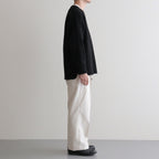 FRONT TUCK ARMY TROUSER #NATURAL [252OJ-PT07]