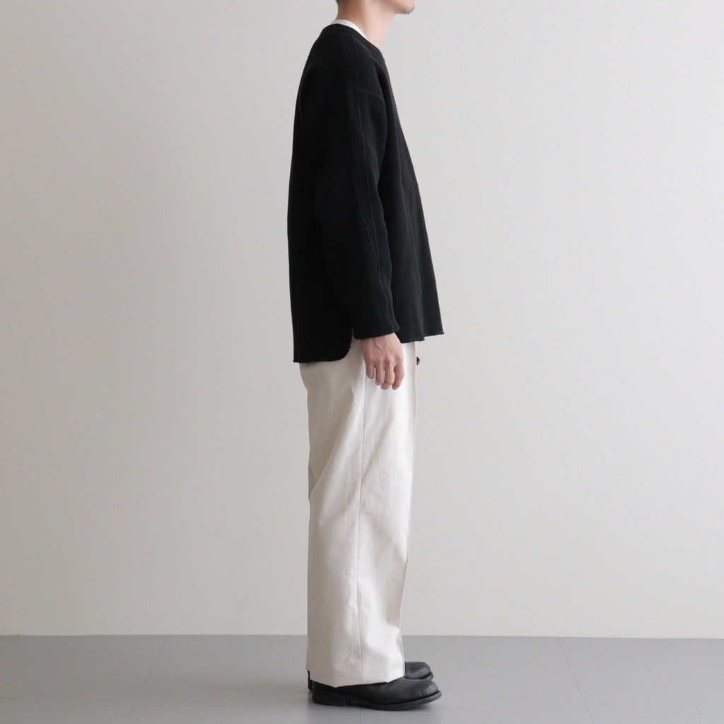 FRONT TUCK ARMY TROUSER #NATURAL [252OJ-PT07]