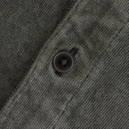 OPEN END COTTON PIGMENT DYE HENRY NECK P/O #020 CHARCOAL [17052 66024]