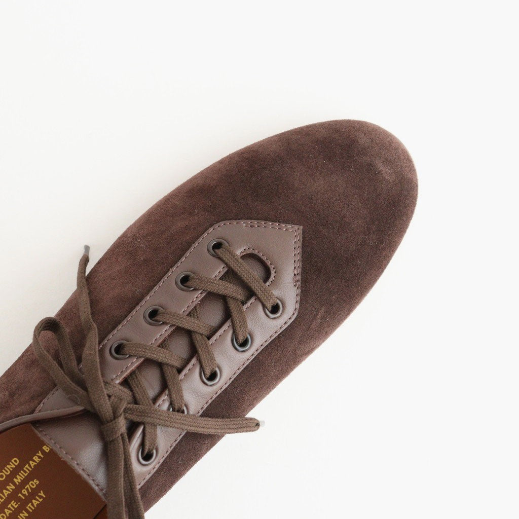 ITALIAN MILITARY BICYCLE #BROWN SUEDE/BROWN [710FLTS]