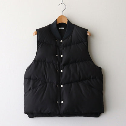 MOUNTAINEER DOWN VEST #GRAPHITE [PMAS-VT03]