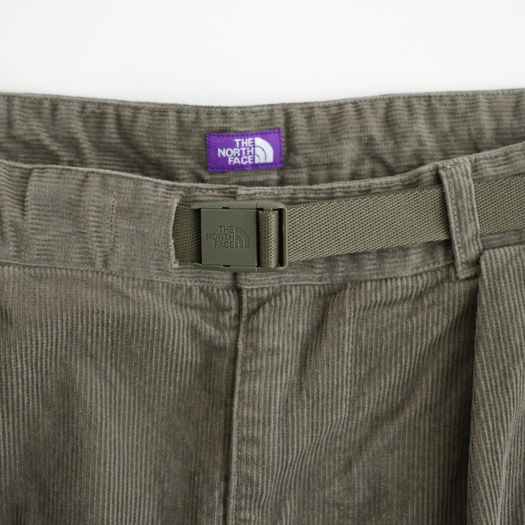 Corduroy Wide Straight Field Pants #Olive [N26FC052]
