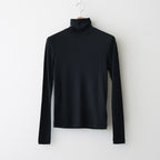 Wool Rib Turtle Neck #Black [BHSW24F12F26]