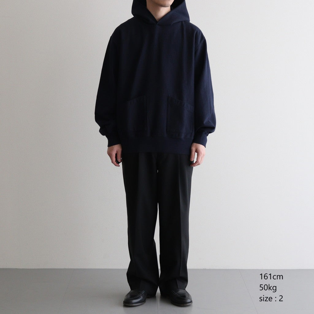 Thin-Sweat Separate-Pocket Hoodie P/O #DarkNavy [bROOTS25S20]