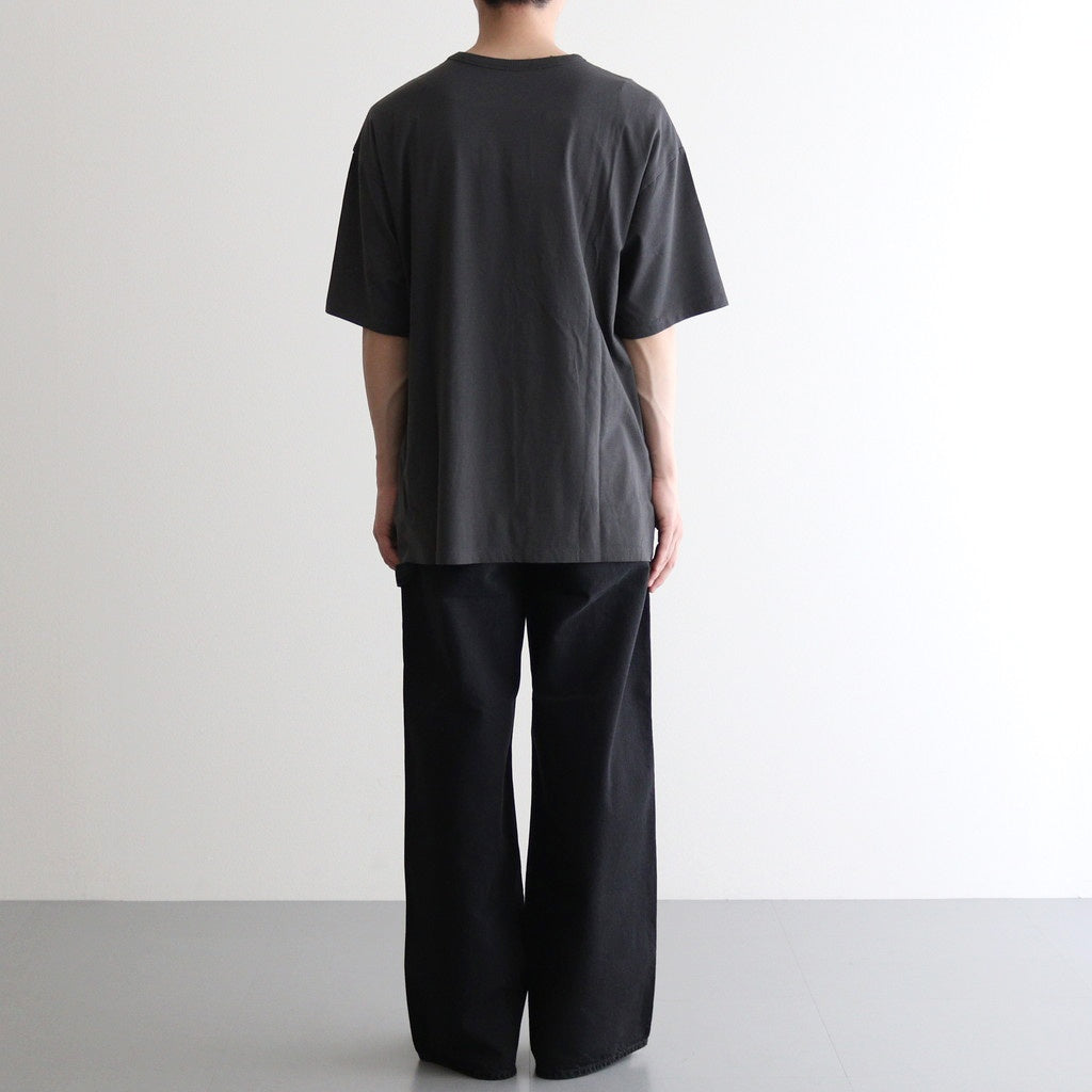 WIDE PAINTER PANTS #BLACK [M25B13PT01C]