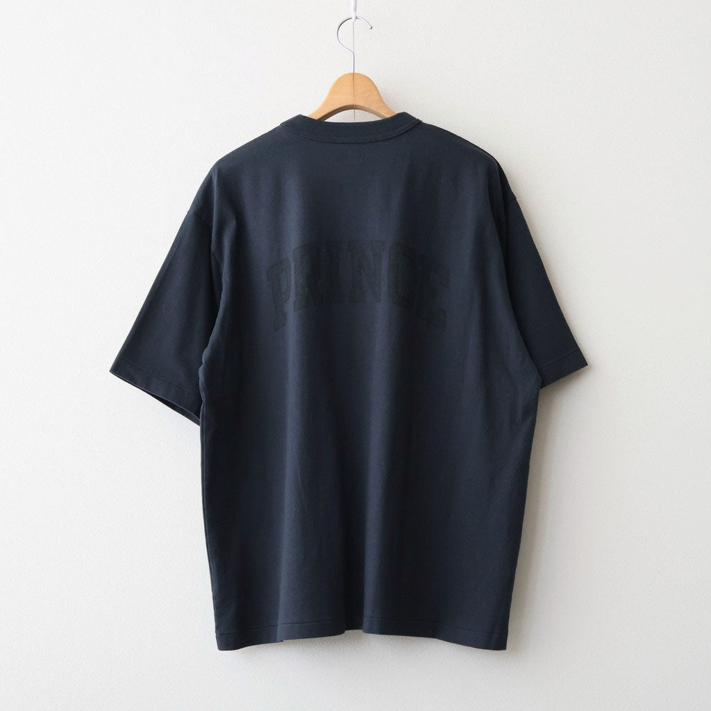 NOT-PRINCE 88/12 Print Tee WIDE #NightBlack×Black-PT [bROOTS25S36S26B]