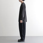 OOAL L/S Pocket Tee #Charcoal [S26ST015]