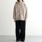 Garment Dyed Field Zip Up Hoodie #Beige [N26FH057]