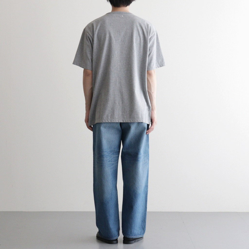 COOLMAX Jersey Pocket Tee #Heather Gray [S25SI114]