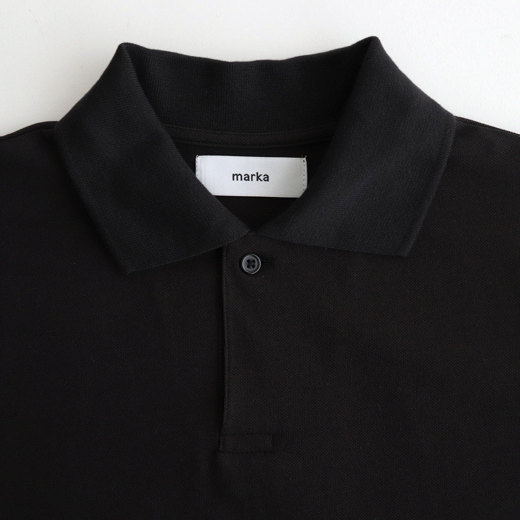 ONE BUTTON POLO S/S TEE #INK BLACK [M25A15CS02B]