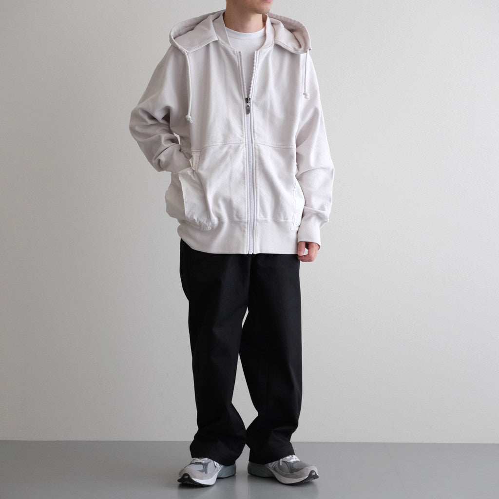 11oz Zip Up Hoodie #Stone [N25FH046]