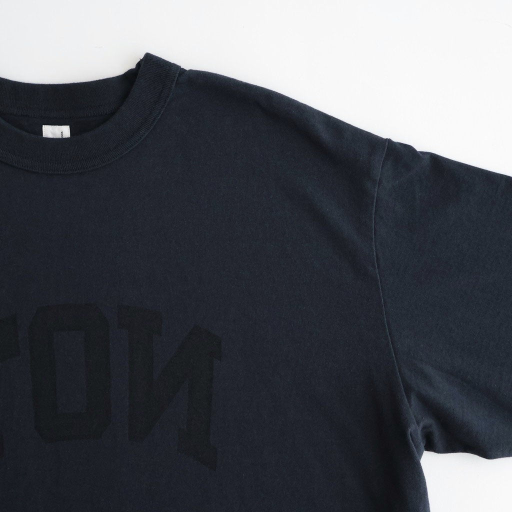 NOT-PRINCE 88/12 Print Tee WIDE #NightBlack×Black-PT [bROOTS25S36S26B]