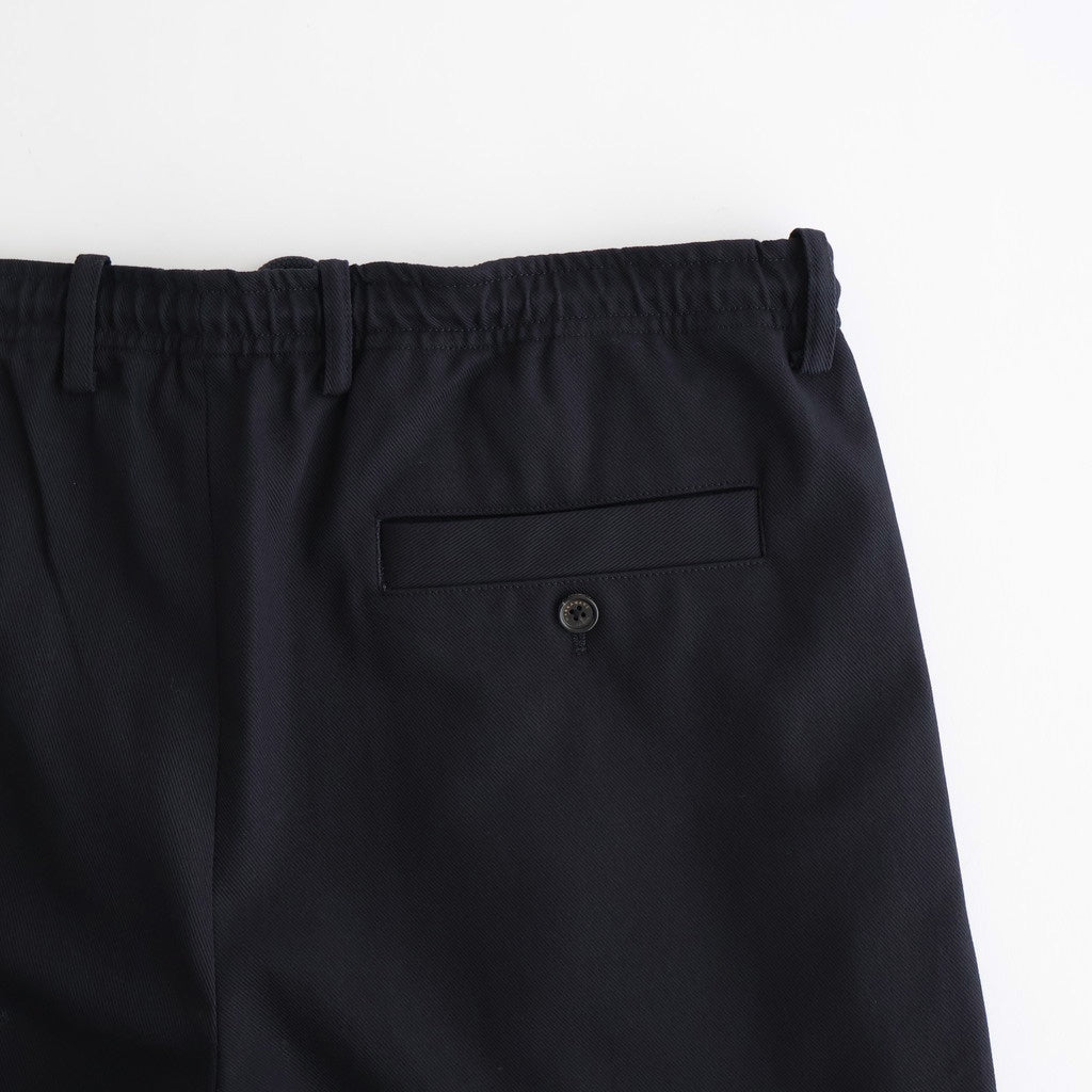 DOUBLE PLEATED EASY TROUSERS #NAVY [A26A93PT02C]
