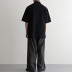TRIPLE PLEATED EASY TROUSERS #CHARCOAL [A26A16PT02C]