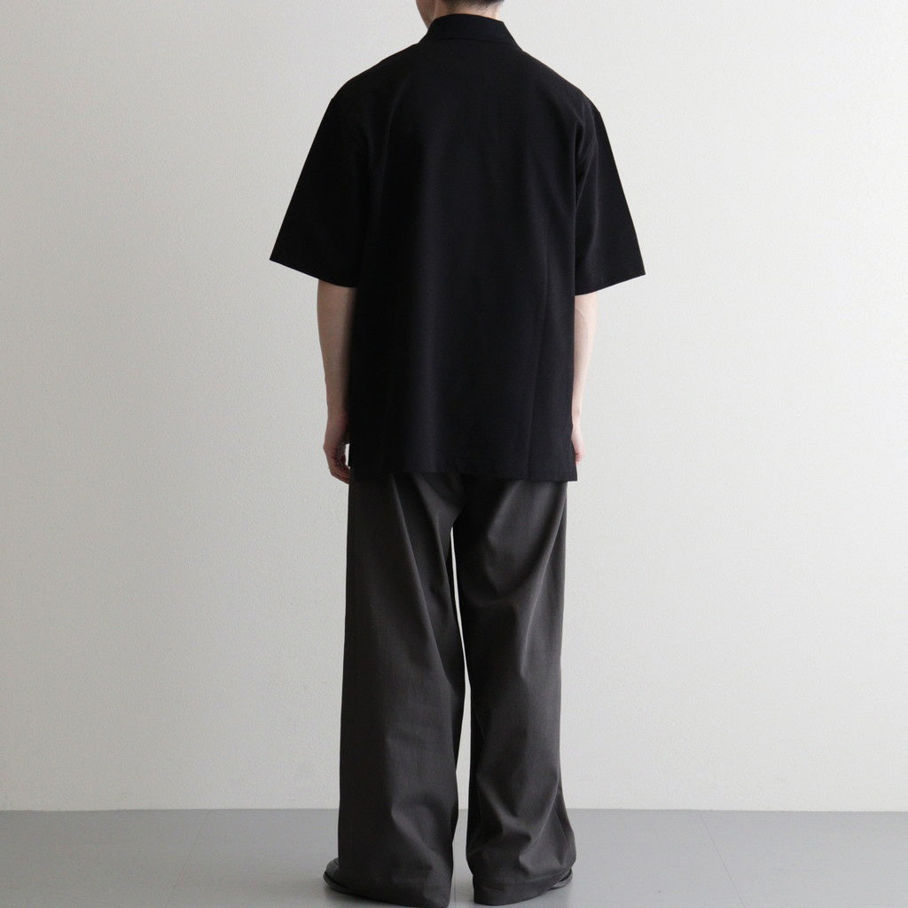 TRIPLE PLEATED EASY TROUSERS #CHARCOAL [A26A16PT02C]